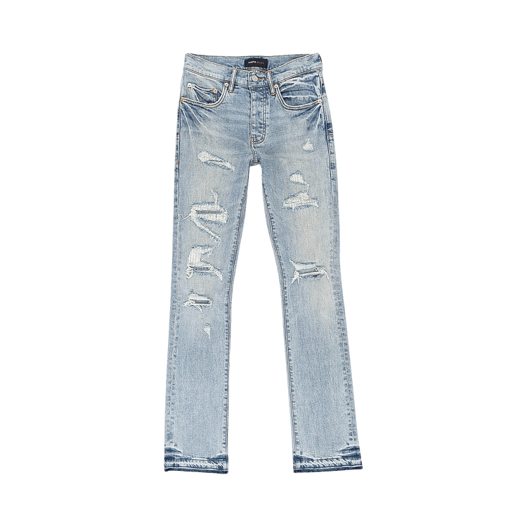 PURPLE BRAND Light Vintage Flare Skinny Jeans 'Indigo'