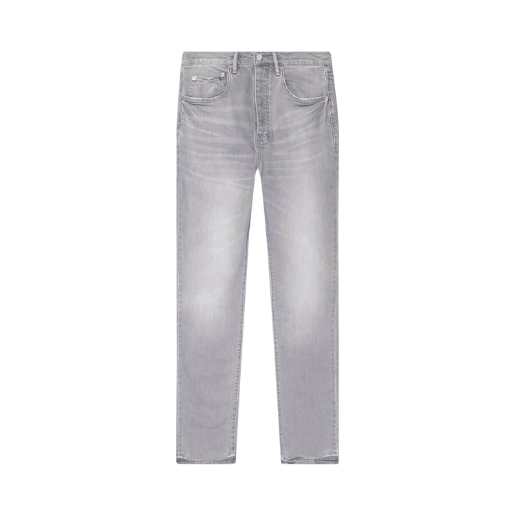 PURPLE BRAND Mid Rise Straight Jean 'Faded Grey'
