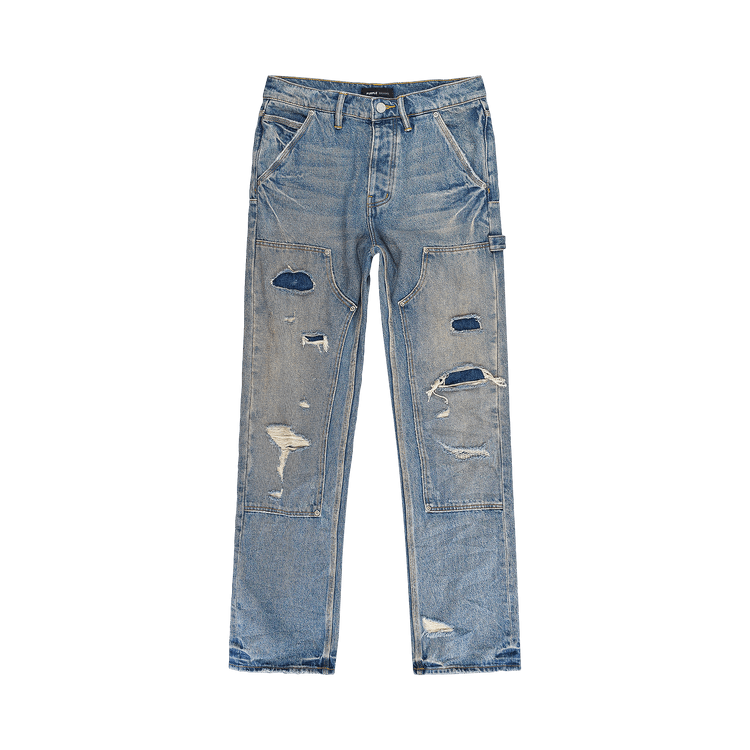 PURPLE BRAND Relaxed Carpenter Jeans 'Mid Indigo'
