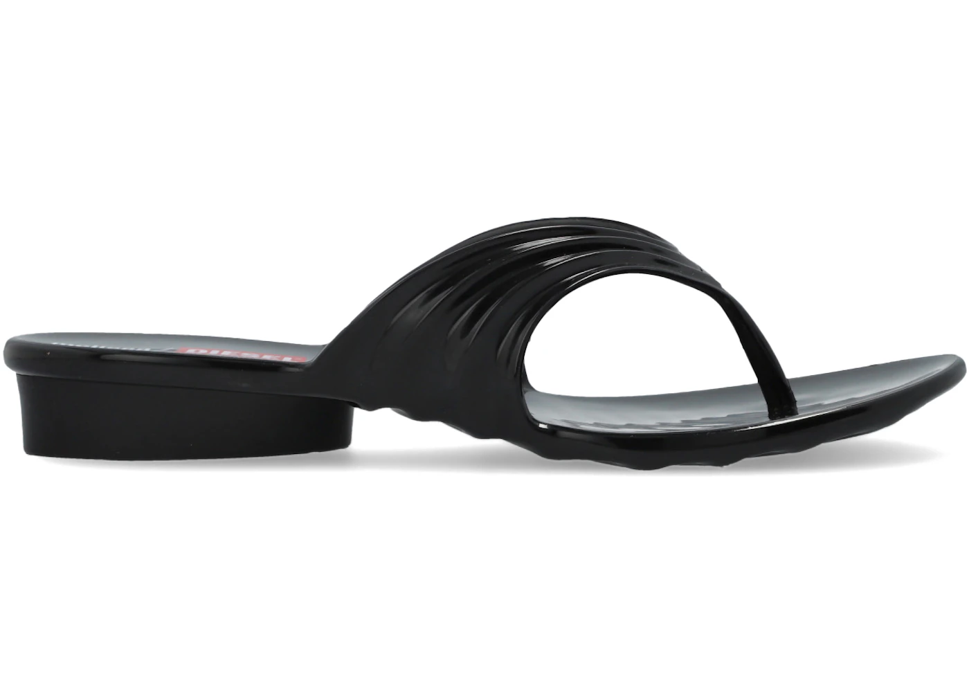 Diesel Quantum Thong Flip Flop Melissa Black (Women's)