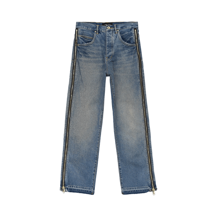 PURPLE BRAND Full Side Zip Skinny Jeans 'Indigo'