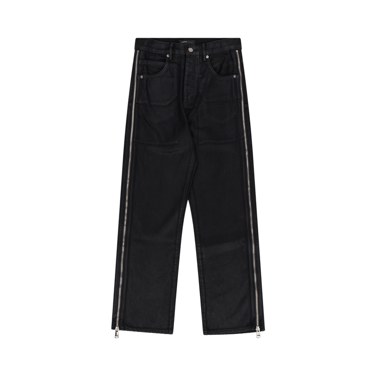 PURPLE BRAND Side Zip Coated Clean 'Black'