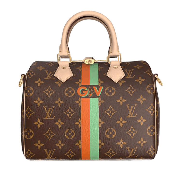 Louis Vuitton Speedy Bandoulière 25 Mon Monogram (Custom Order) 'Brown Monogram Canvas'