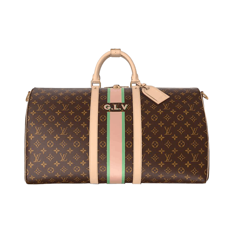 Louis Vuitton Keepall Bandoulière 55 Mon Monogram (Custom Order) 'Brown Monogram Canvas'