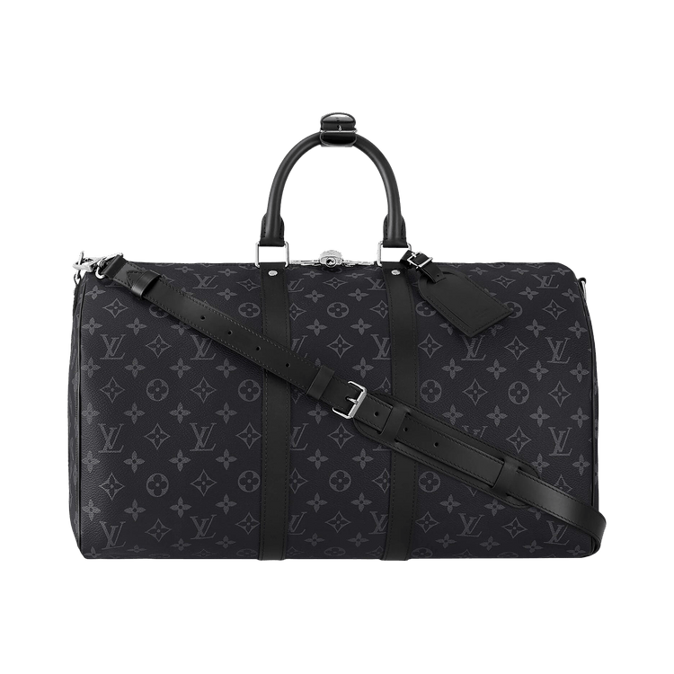 Louis Vuitton Keepall Bandoulière 50 Mon Monogram (Custom Order) 'Black Monogram Eclipse Canvas'