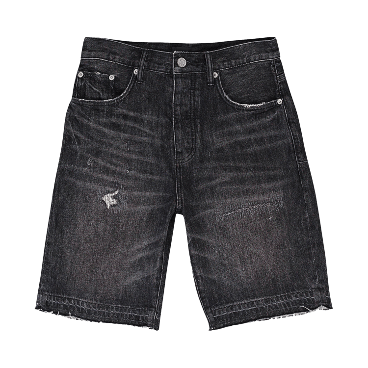 PURPLE BRAND Blowout Relaxed Shorts 'Black'