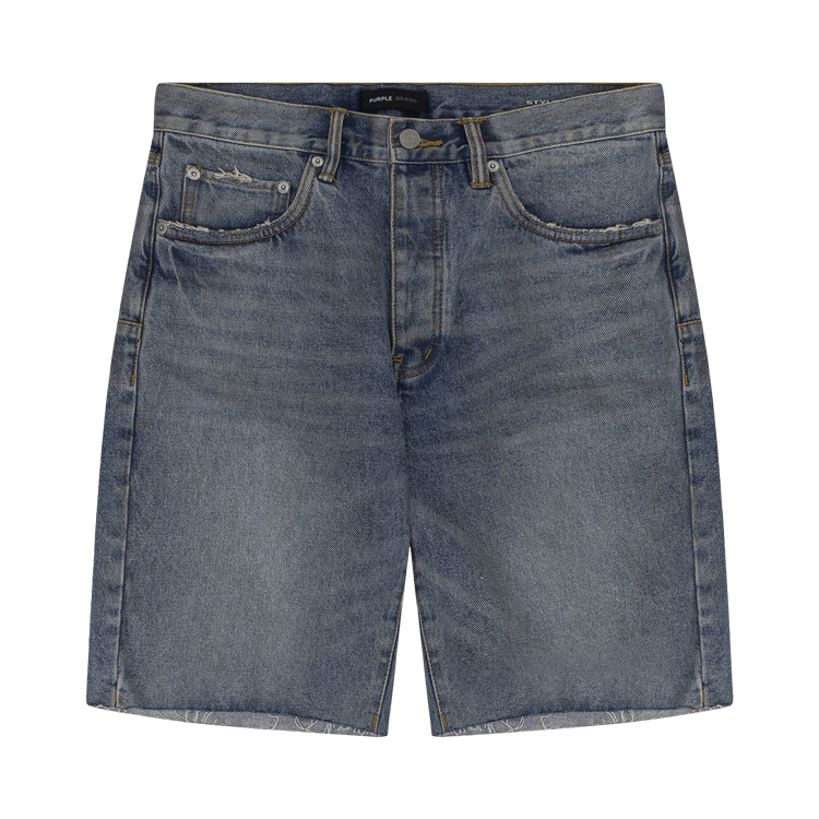 PURPLE BRAND Cast Iron Shorts 'Light Indigo'