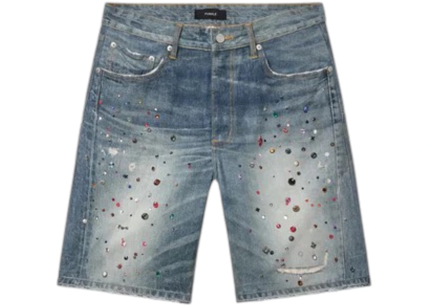 Purple Brand P059 Jewel Short Light Indigo