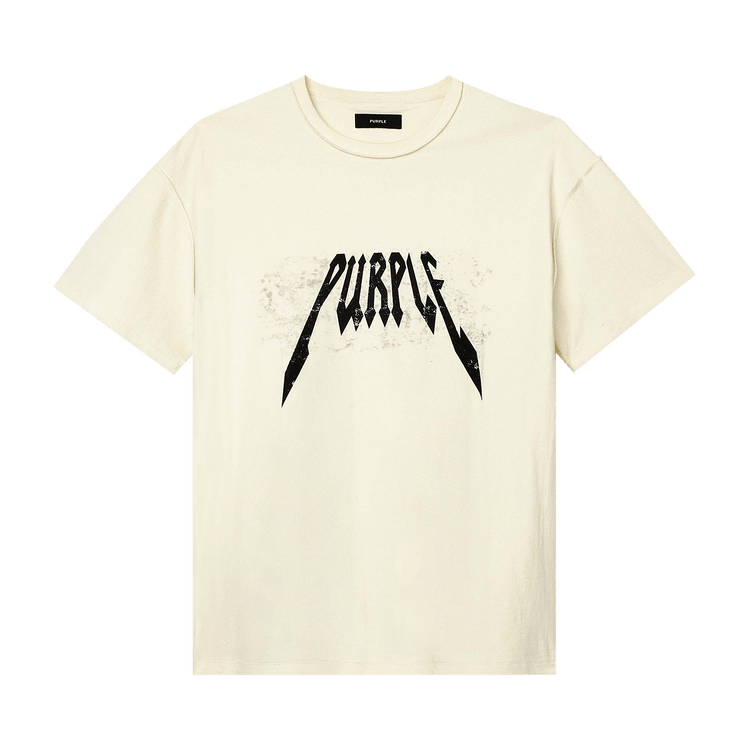PURPLE BRAND Textured Inside Out Tee 'Off White'