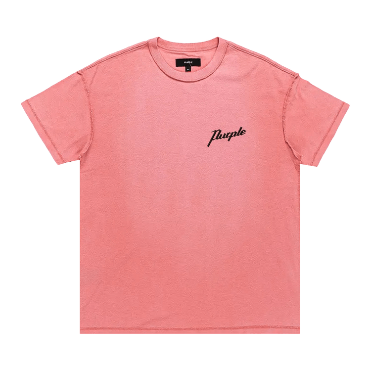 PURPLE BRAND Textured Inside Out Tee 'Pink'