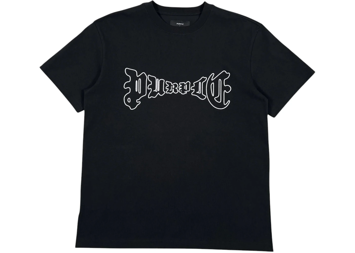 Purple Brand HWT Jersey Graphic SS Tee Black