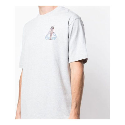PALACE Rolls P3 Back Logo Gradient Large Triangle Printing Short Sleeve Unisex Gray