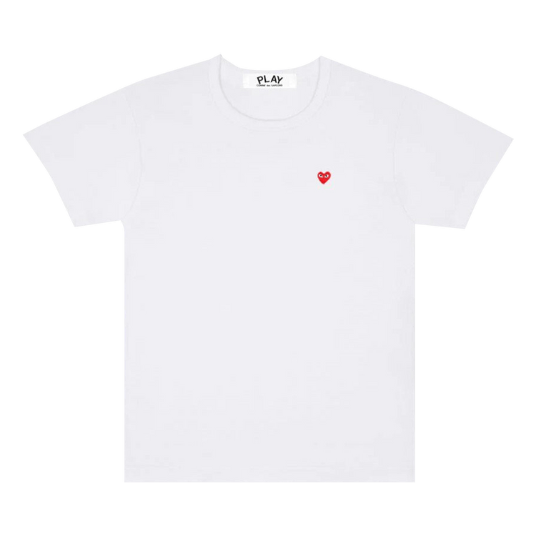 Comme des Garçons PLAY Heart Logo T-Shirt 'White'