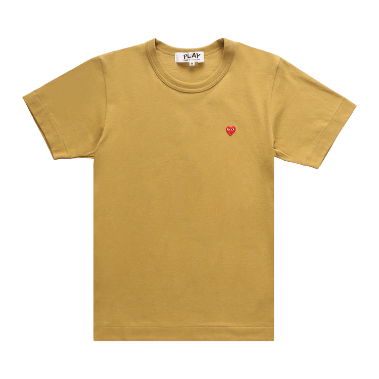 Comme des Garçons PLAY Small Red Heart Tee 'Olive'