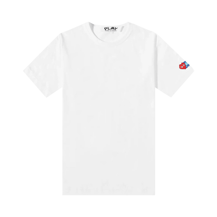 Comme des Garçons PLAY x Invader Logo Patch T-Shirt 'White'