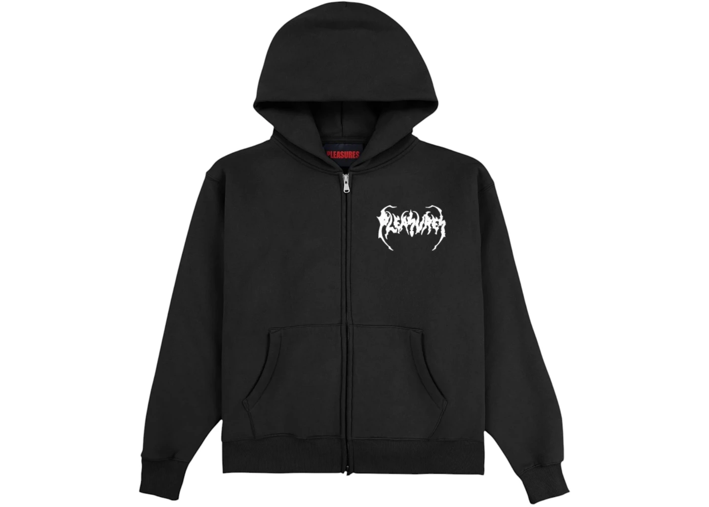 Pleasures Pond Zip Hoodie Black