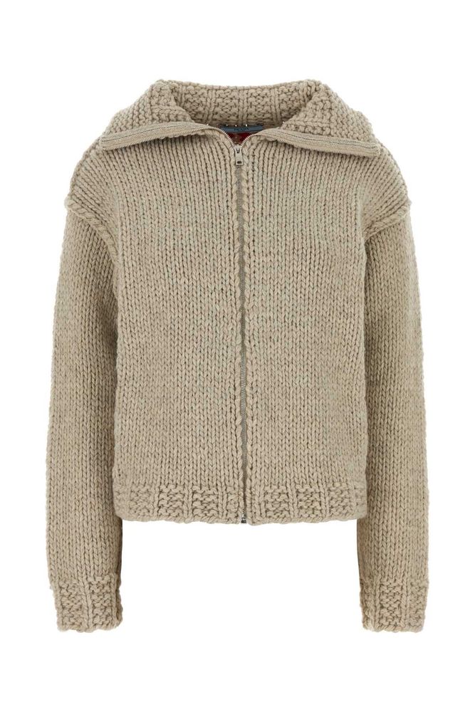 Prada Zip-Up Cardigan