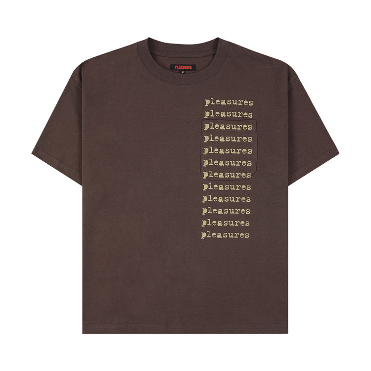 Pleasures Slip Heavyweight Pocket Shirt 'Brown'