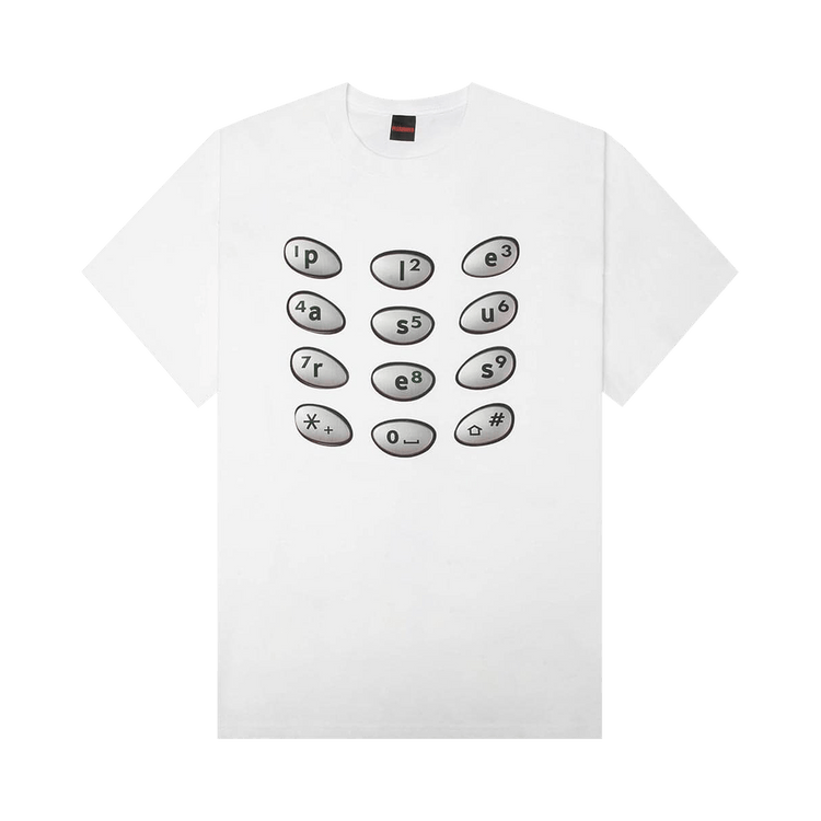 Pleasures Buttons T-Shirt 'White'