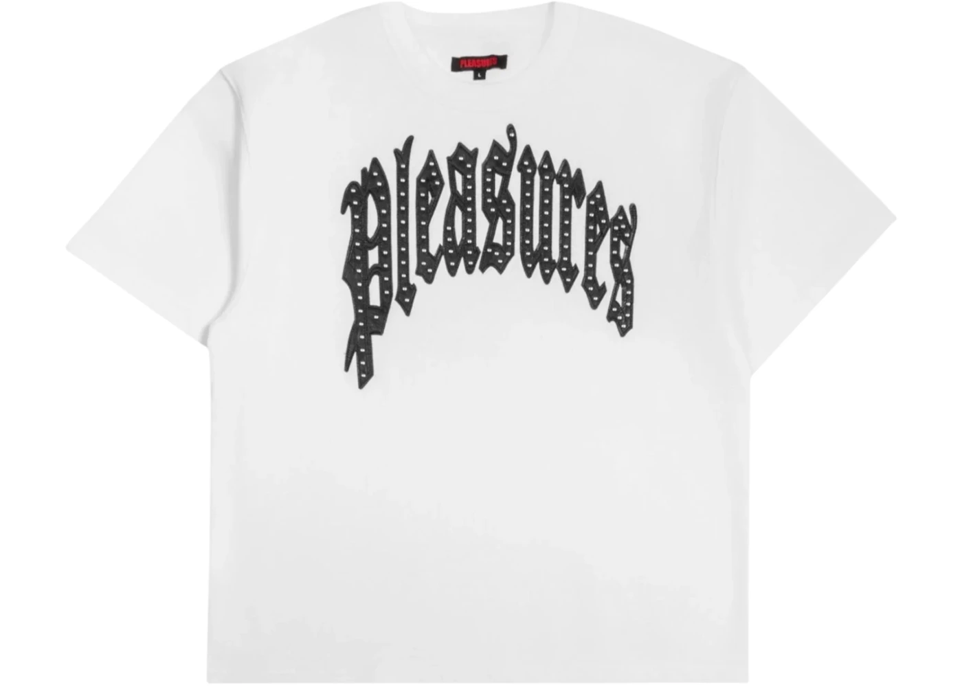 Pleasures Twitch Studded Crewneck White