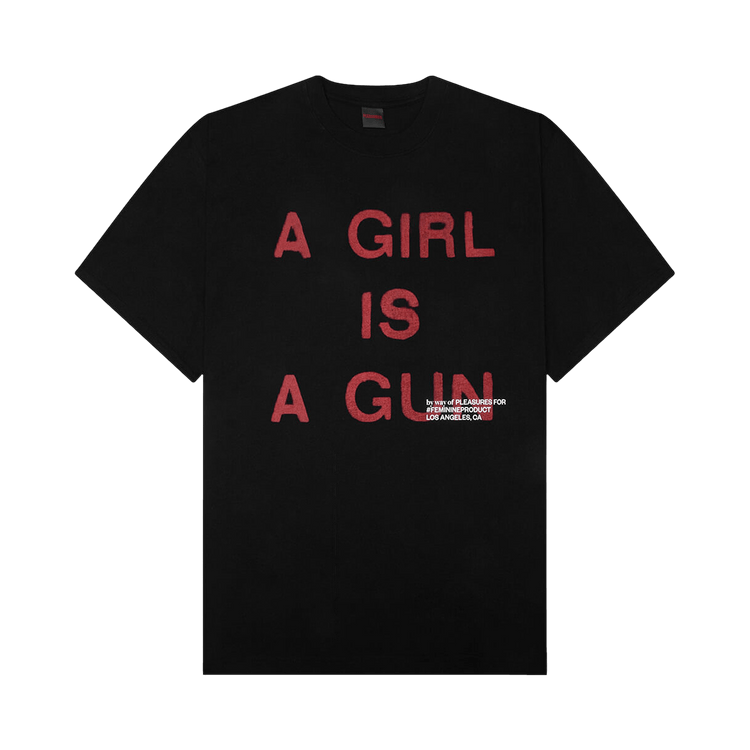 Pleasures Girl Is A Gun T-Shirt 'Black'