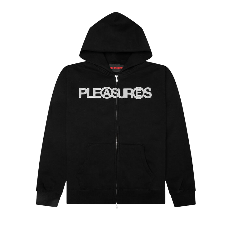 Pleasures Zine Zip Hoodie 'Black'