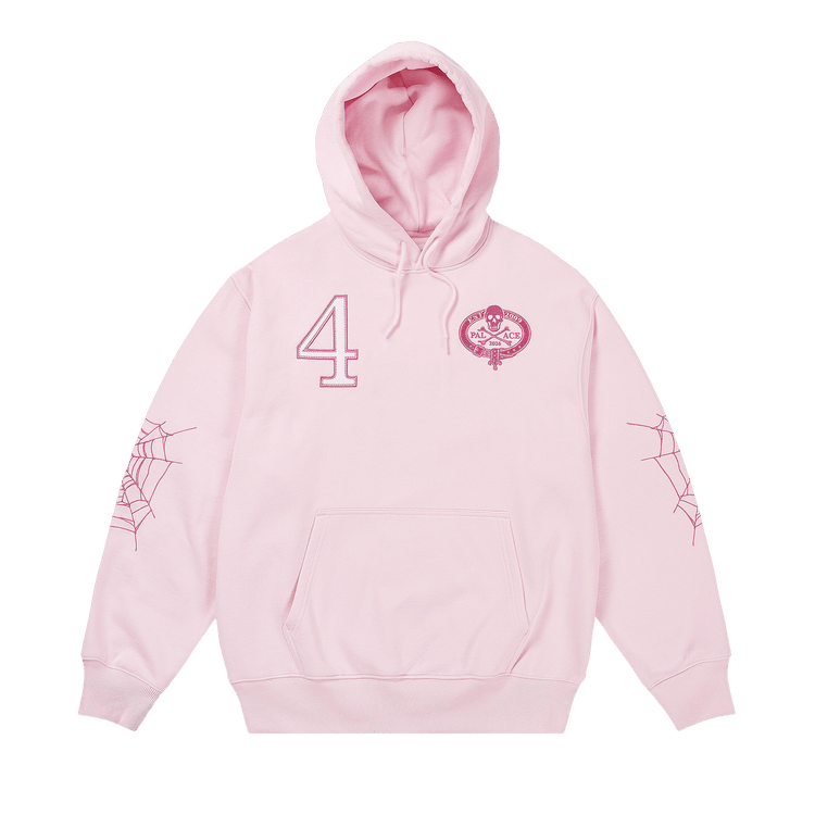 Palace Skull Crest Hood 'Chill Pink'