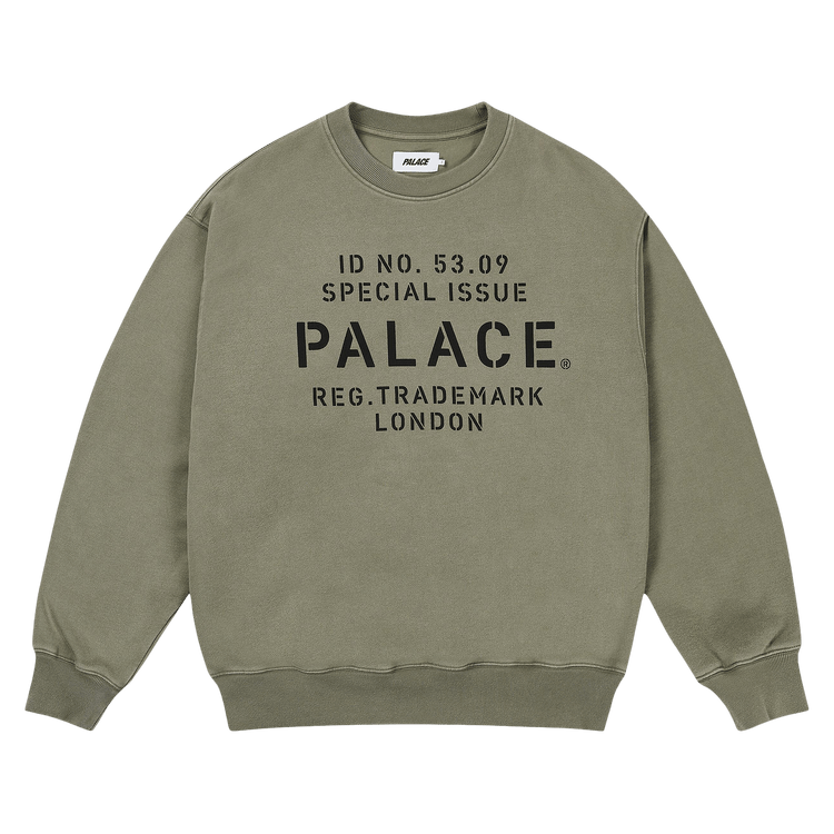 Palace Stencil Crew 'Army Olive'