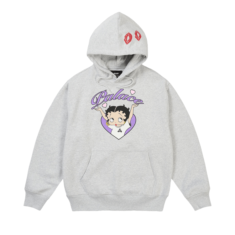 Palace Betty Boop Hood 'Grey Marl'