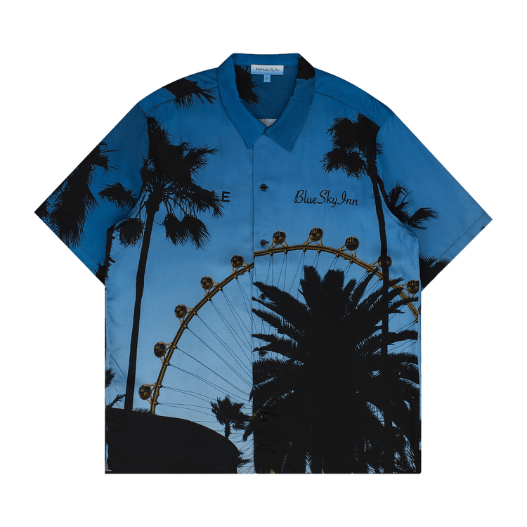 PURPLE BRAND x Blue Sky Shirt 'All Over Print'