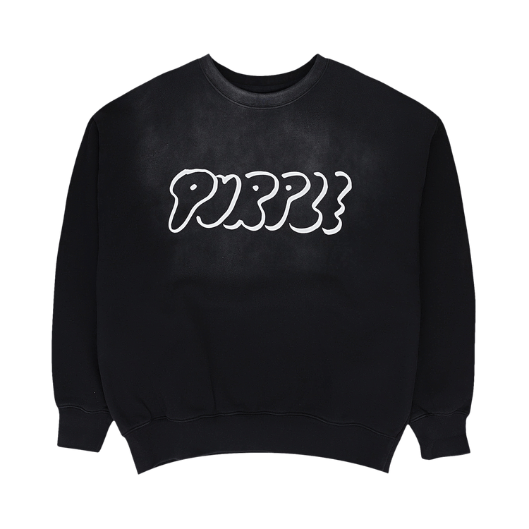 PURPLE BRAND HWT Fleece Crewneck 'Black'