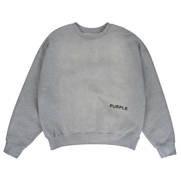 PURPLE BRAND HWT Fleece Crewneck Sweatshirt 'Heather'