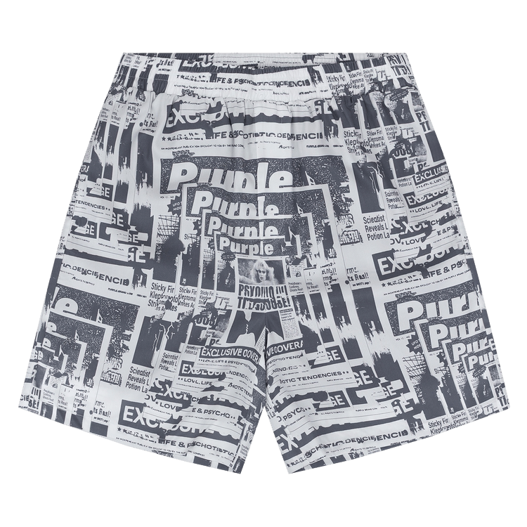 PURPLE BRAND Lyocell Pull On Shorts 'Multicolor'