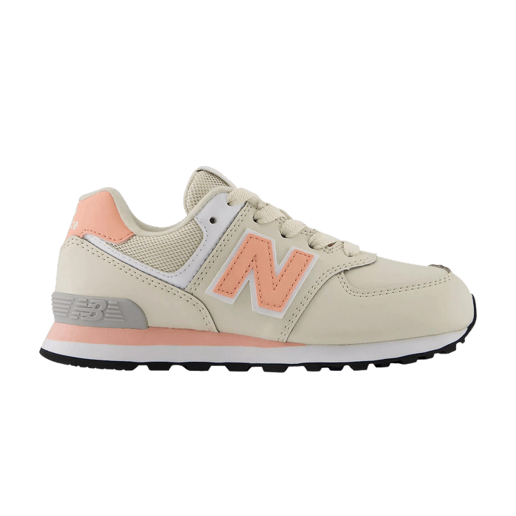 New Balance 574 Lace Little Kid 'Linen Pink Lemonade'