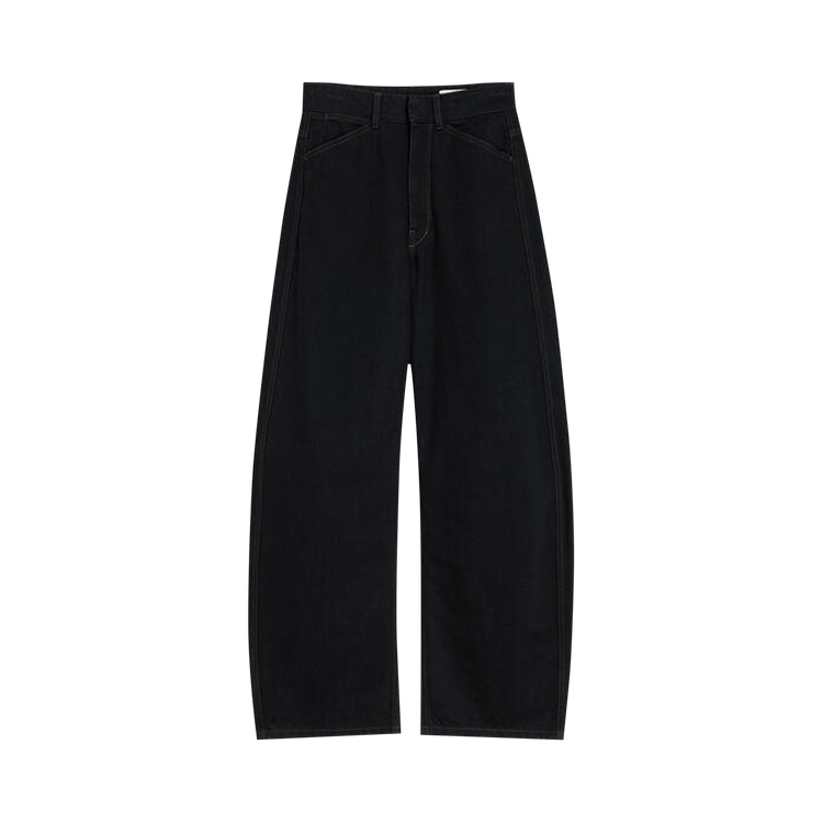 Lemaire High Waisted Curved Pants 'Black'