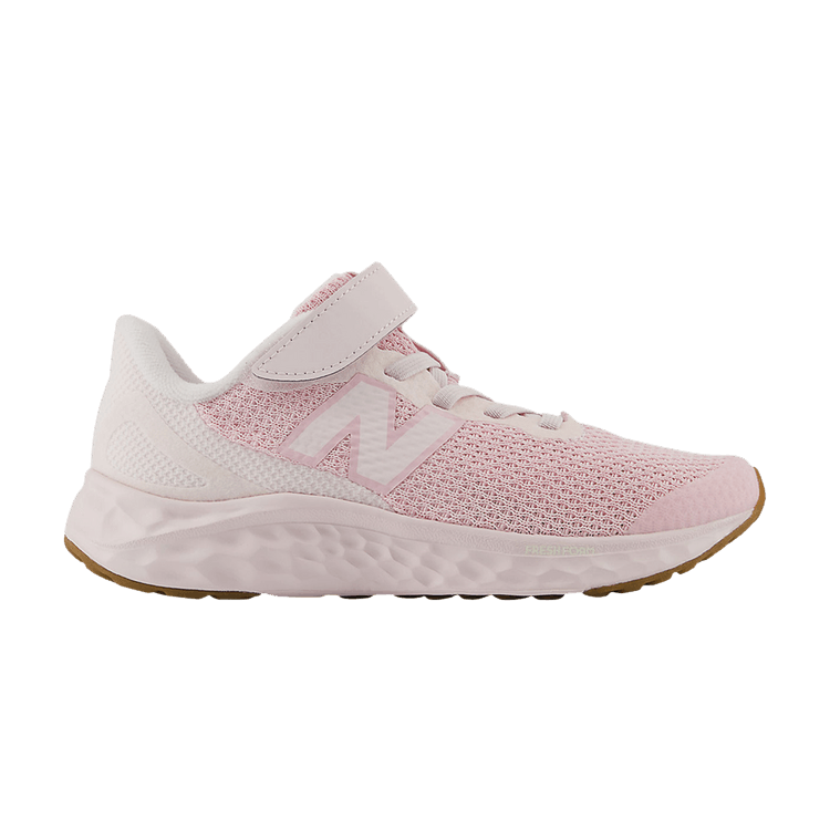 New Balance Fresh Foam Arishi v4 Bungee Lace Top Strap Little Kid 'Pink Granite'
