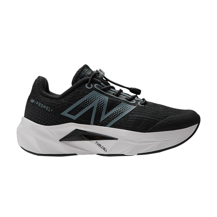 New Balance FuelCell Propel v5 Bungee Lace Little Kid 'Black Steel'