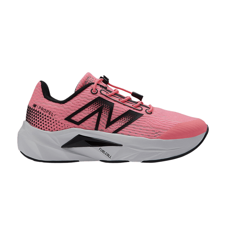 New Balance FuelCell Propel v5 Bungee Lace Little Kid 'Ultra Pink Black'