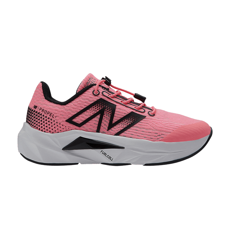 New Balance FuelCell Propel v5 Bungee Lace Little Kid Wide 'Ultra Pink Black'