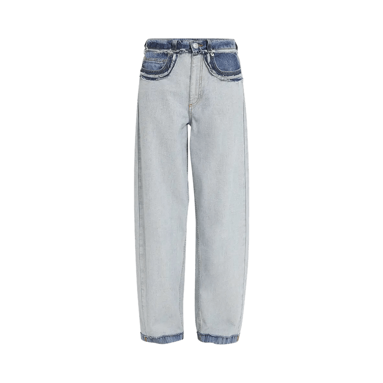Marni Stone Washed Denim 5 Pocket Pants 'Azure'
