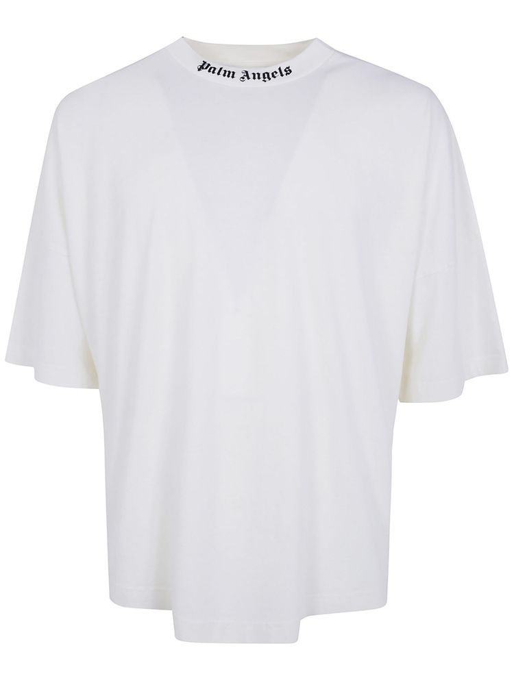 Palm Angels Logo Printed Oversize T-Shirt