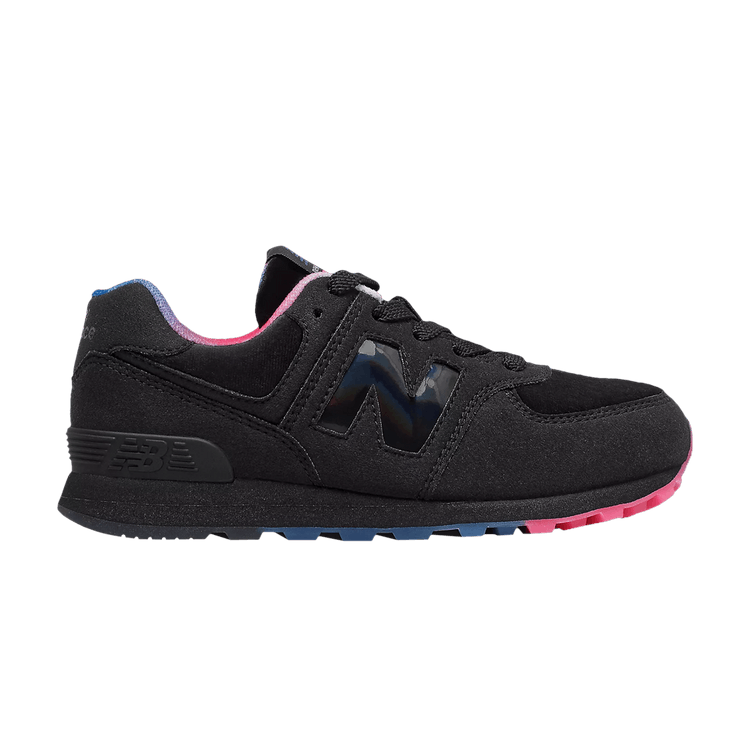New Balance 574 Little Kid 'Black White'