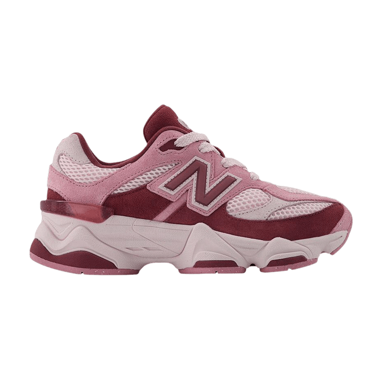 New Balance 9060 Little Kid 'Pink Granite Washed Burgundy'