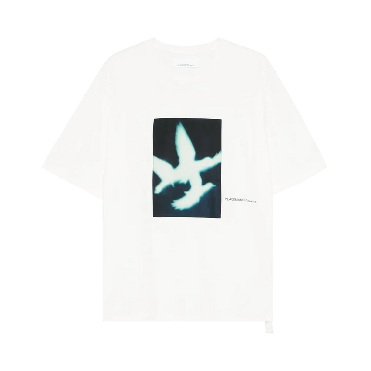 OAMC Peacemaker Dark Flower Short-Sleeve T-Shirt 'Snow White'