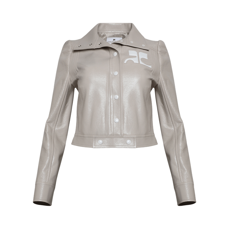 Courrèges Reedition Vinyl Jacket 'Grey'