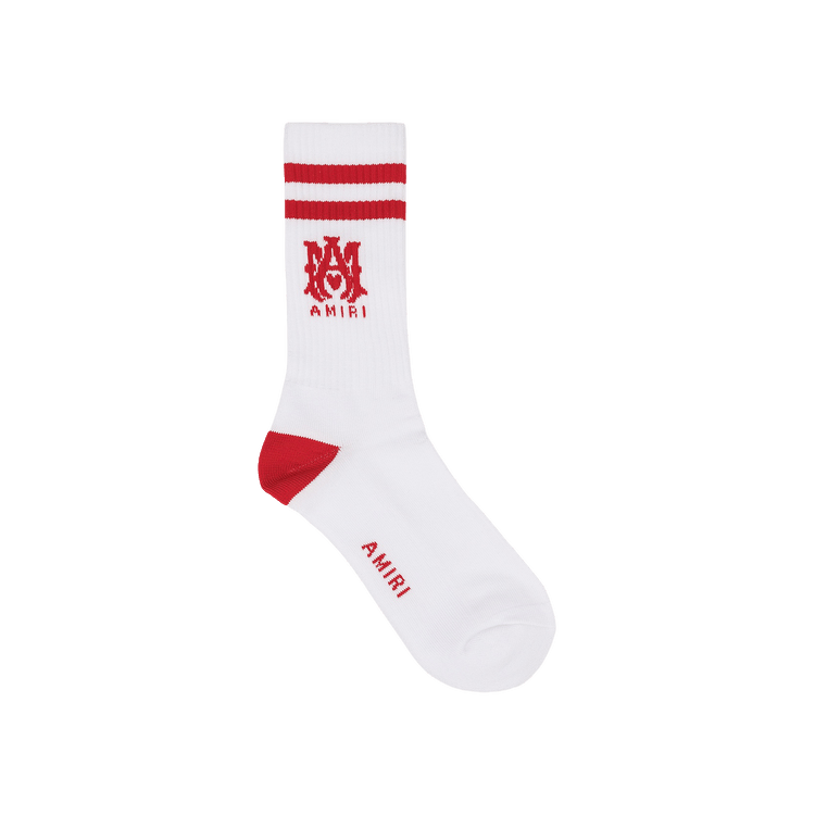 Amiri Red Ma Tube Socks 'White'