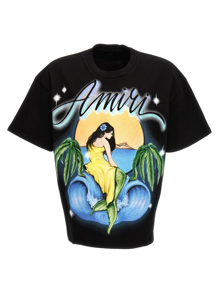 Amiri Mermaid Crewneck T-Shirt