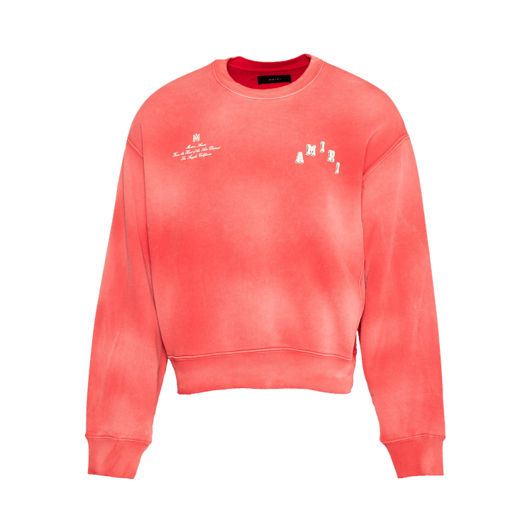 Amiri Vintage Collegiate Crew 'Red'