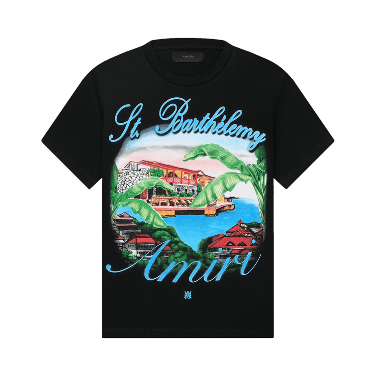 Amiri Eden Rock Airbrush Tee 'Black'