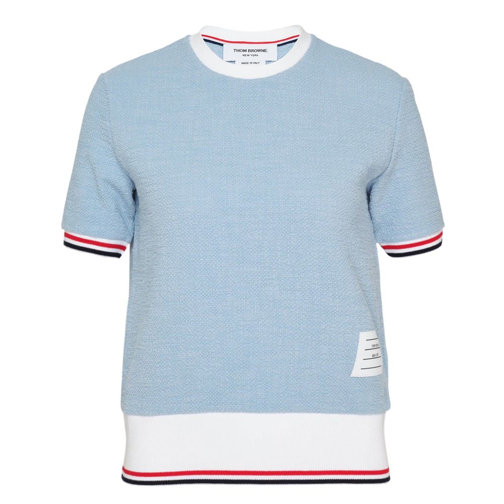 Thom Browne Rib Cuff Short Sleeve T-Shirt